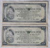 1961 Canadian Tire 15 Cent Customer Profit Sharing Bonus Cash . Two (2) Sets Consecutive Numbers - 2