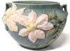 Large Roseville USA Clematis Ceramic Urn Planter #667 8" | 8.3" Tall - 5