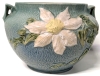 Large Roseville USA Clematis Ceramic Urn Planter #667 8" | 8.3" Tall - 8