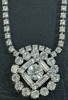 5 Silver Tone Rhinestone Necklaces | Up to 30" Long - 3