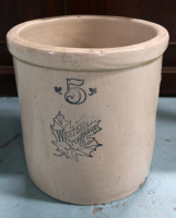 Western Stoneware #5 Large Crock