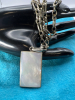925 Sterling Rectangular Mother of Pearl Pendant - 6