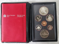 1983 Canadian Edmonton University Games Double Dollar Coin Set , Includes Silver Dollar