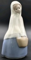 Rex Valencia Spain Country Girl in Shawl Porcelain Figure | 6" Tall