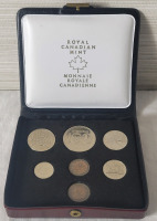 1974 (1874-) Canadian Winnipeg Double Penny Coin Set in Case .