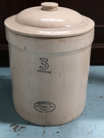 Medalta Potteries Ltd. Medicine Hat, Alberta 3 Imperial Large Lidded Crock