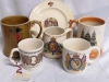 Royalty Dish Lot - King Edward, The Queen Coronation Mugs +