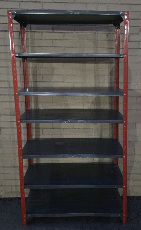 7 Tier Metal Storage Rack | Great For Garage Or Pantry| Measures 35" x 15" x 70"