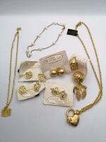 Gold Tone D'Orlan Jewellery - Earrings & Necklaces