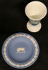 Wedgwood Vase 4" Tall & Plate 4.4" Diameter - 2