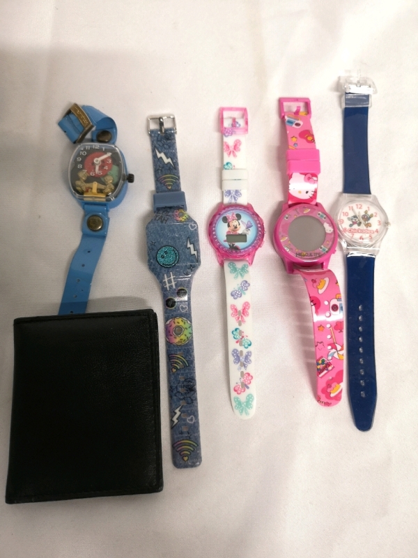 Children's Watches Disney Minnie Mouse & Hello Kitty +