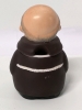 Goebel "Friar Tuck" Mustard or Jam Pot Porcelain 3.75" Tall - 3