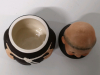 Goebel "Friar Tuck" Mustard or Jam Pot Porcelain 3.75" Tall - 6