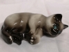 Adorable Ceramic Cat Figure - Made in Portugal