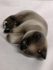 Adorable Ceramic Cat Figure - Made in Portugal - 5