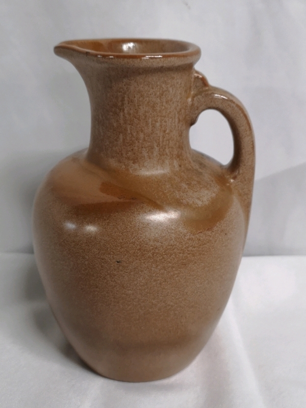 Vintage FRANKOMA POTTERY PITCHER #8 - 7.25" Tall