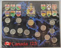 1992 (1867-) Canadian Provincial Canada 125 Coin Set