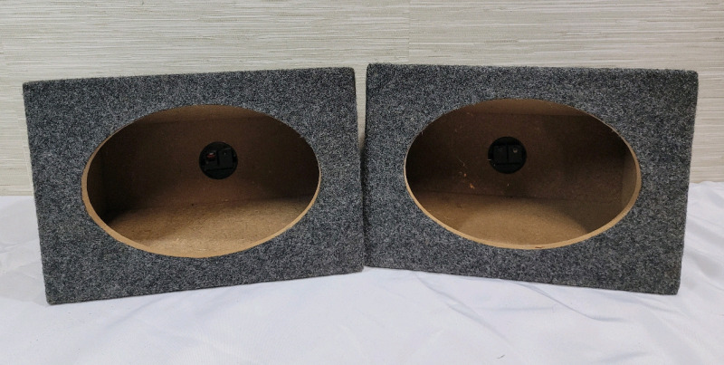 2 Vehicle Speaker Boxes Each Measures 12"×8.5"×7"