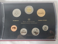 2011 Canadian Specimen Coin Set in Case , Uncirculated