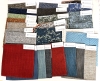 Large Box PACKED with Hundreds of Assorted Fabric & Textile Samples | Sample Fabrics Up to 8.5" x 8.25" - 4