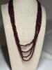 Natural 4 Strand Garnet Necklace