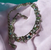 Early Coro Signed Multi Pastel Rhinestone Vintage Necklace - 4