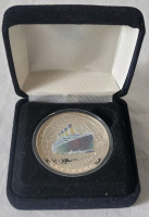 2012 (1912-) Tuvalu Fine Silver Titanic 100th Anniversary Commemorative Colored Coin in Case