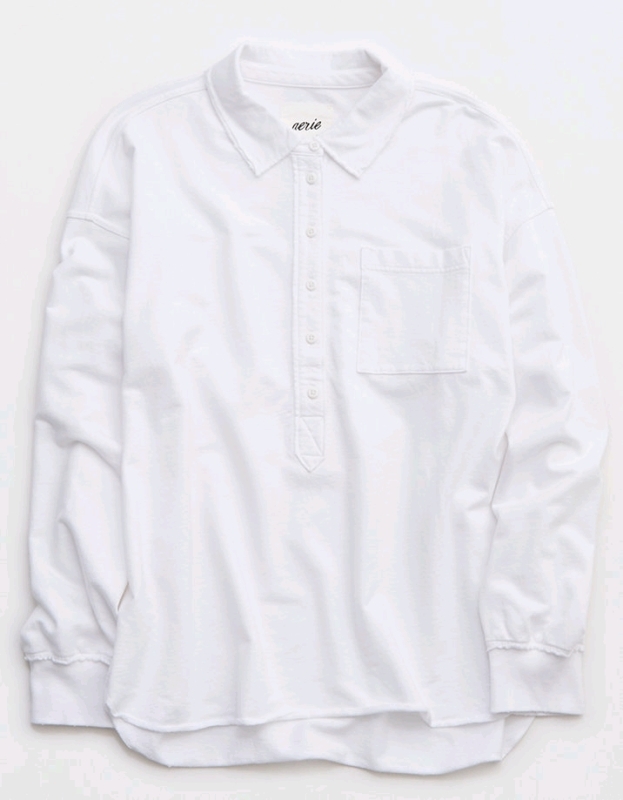 New Size XS Aerie Long Sleeved Button-Up Shirt Retails $60