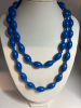 Retro Wide Bracelet Two Acrylic Necklaces Blue Bayou Beauties - 2