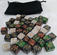 48 New +1/+1/-1/-1 Counter D6s Dice for Magic The Gathering