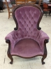 Pink Victorian Armchair. - 2