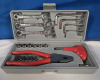 Small Tool Kit W/Carry Case | Set Includes Pliers, Small Spanner Wrenches, Hey Keys & Some Sockets | Case Measures 8.5" x 3.5" x 2"