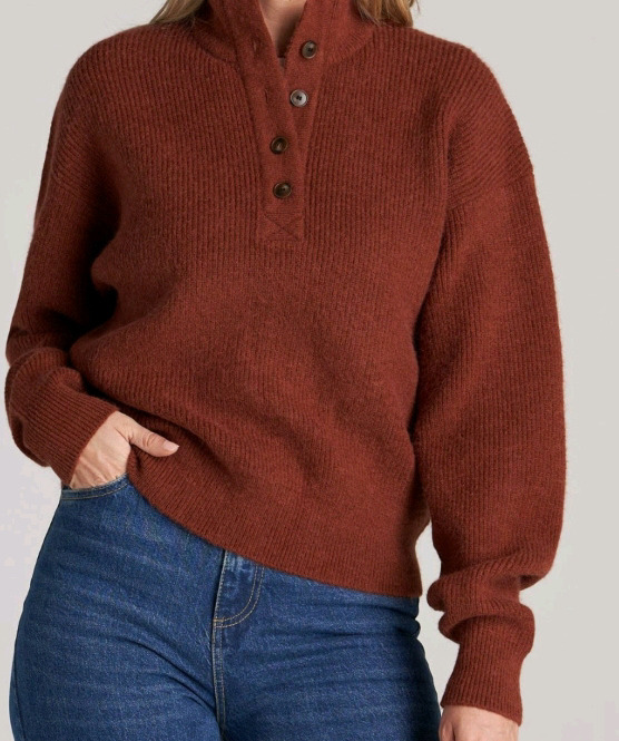 New | American Tall | Womens Size: Large/ Extra Tall | Colour: Copper | Wool Sweater | Style: AW-SW-10381