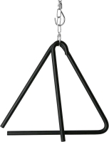 New Retro-Style Steel Triangle Farm/Chuckwagon Dinner Bell - 9"