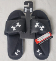 New - Under Armour Mens Padded Flip-Flops , Size 10