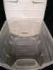 Large Rubbermaid Storage Tote 88L - 25" L x 21" W x 13.5" H - 3