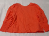 As New Size Large Stella & Dot V Neck button front shirt with smocked cuffs - 2