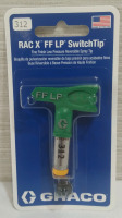 New Graco RAC X FF LP SwitchTip 312 Low Pressure Reversible Spray Tip