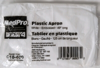 100 MedPro Plastic Aprons 49" (125cm)