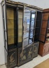 Mid Century Chinoiserie Asian Inspired Breakfront - 2