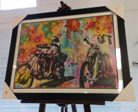 New Framed Print "Easy Rider" - 39" Wide & 29.5" Tall