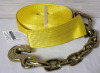 New - 3"×30ft Winch Strap with 3/8" Chain Anchor . 5400lbs / 16200 Break Strength