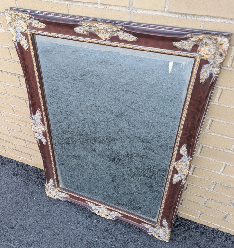 Vintage: Wooden Classical Mirror 29.5" W x 41.5" L