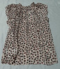 New Size M Stella & Dot cap sleeve print blouse - 2