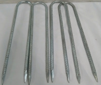 4 Garden Steel Rebar Stakes 11"