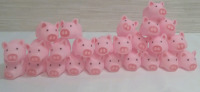 25 New Mini Squeakie Pig 2"