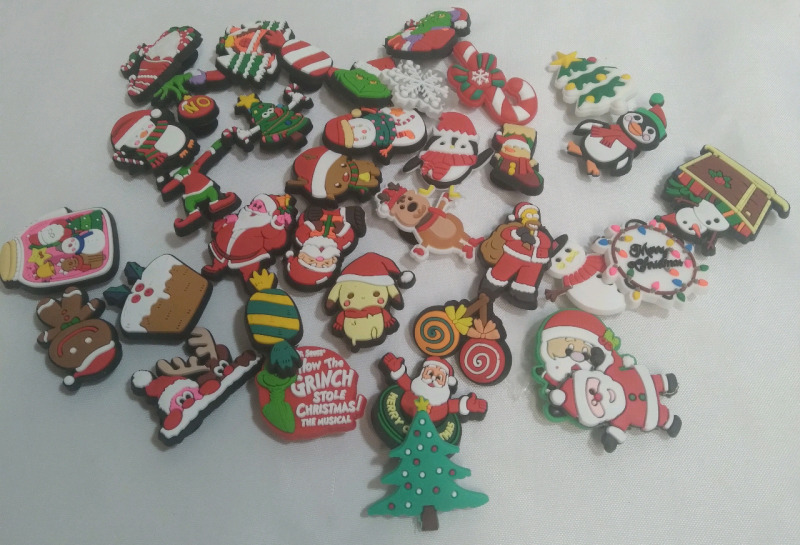 36 Christmas Themed Croc Charms