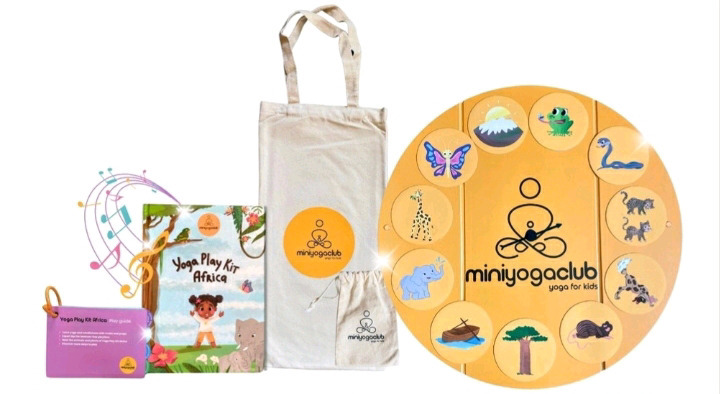 New: Mini Yoga Club - Yoga Play Kit Africa. Board has 20" Diameter - Magnetic. Retails for Over 50$