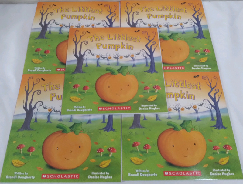 5 New "The Littlest Pumpkin" Children Book By Brandi Dougherty Scholastic Books