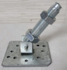 New - Eight (8) 4 3/4" Galvanized Rotary Screw Jack w/3.5"×3.5" Base Plate - 3